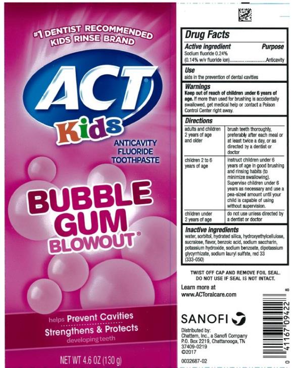 ACT Kids Toothpaste 130g