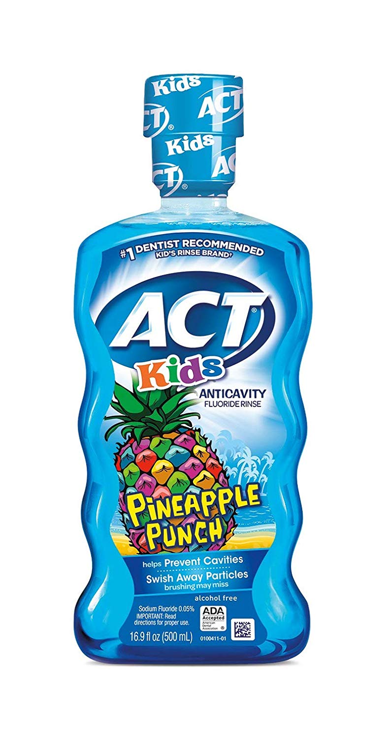 ACT Kids Anti-Cavity Fluoride Rinse 500mL