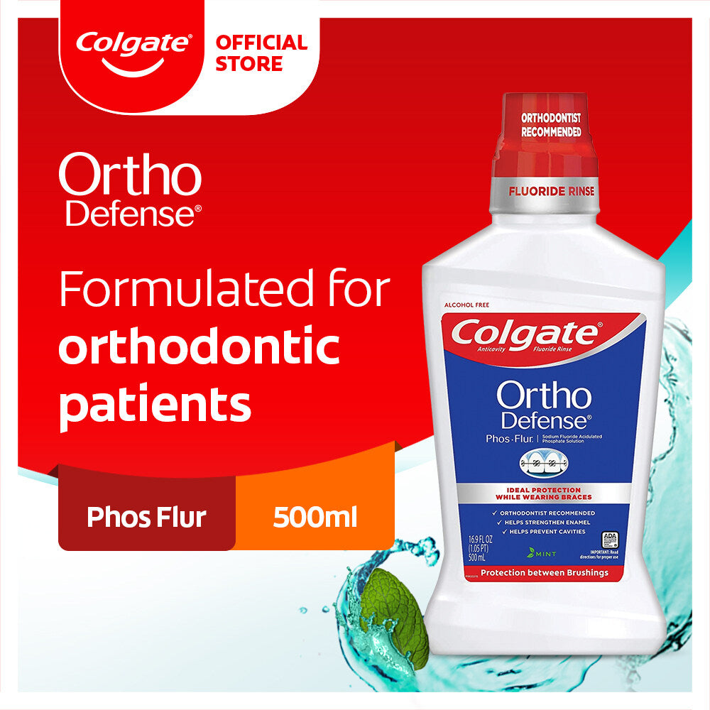 Colgate Ortho Defense Mouth Rinse 500mL