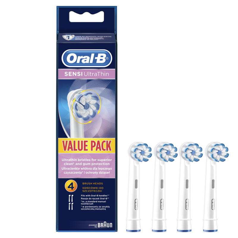 Oral-B Ultra-Thin Sensitive Brush Head 4 heads