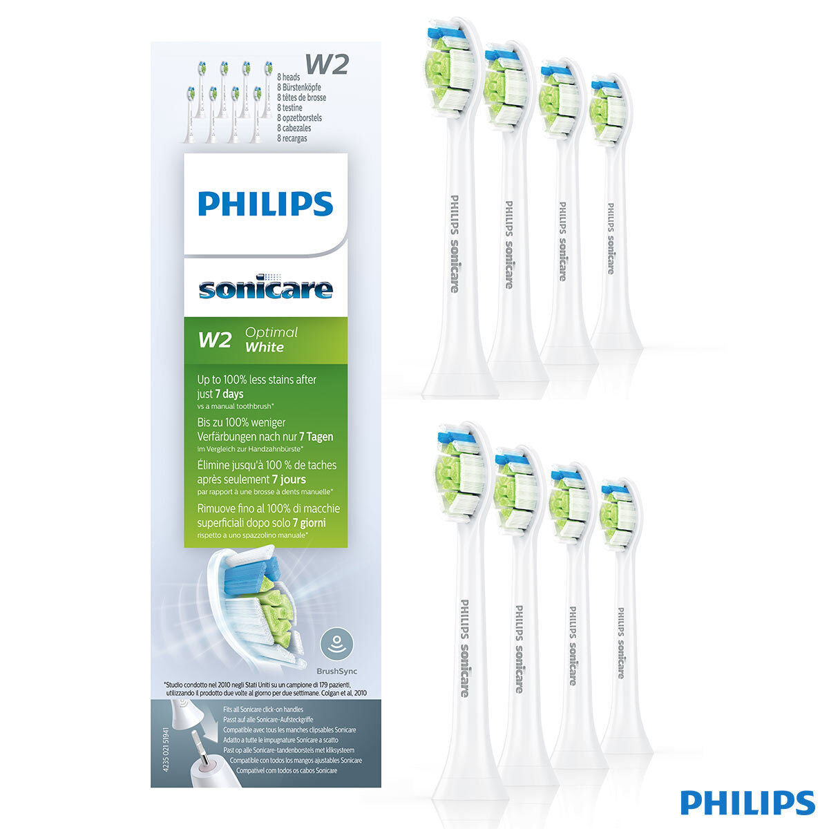 Philips Sonicare Optimal White Brush Head - 3 Heads